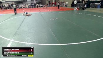 85 lbs Semis (4 Team) - Garrett Williams, Northfield vs Benjamin Nething, Paynesville