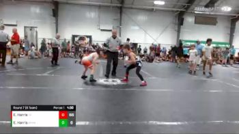 68 lbs Round 7 (8 Team) - Ethan Harris, Team Palmetto vs Elliott Harris, Alabama Elite