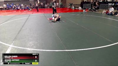 115 lbs Placement (4 Team) - Kellen Faber, Brainerd vs Rowen Antony, LCWM