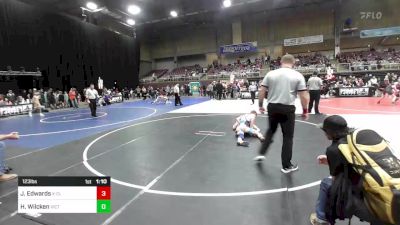 123 lbs Quarterfinal - Jacob Edwards, X-CLUSIVE Wrestling vs Henry Wilcken, Victory WC Loveland