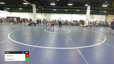 95 lbs Round Of 32 - James Sanders, FL vs Ethan Halstead, NC