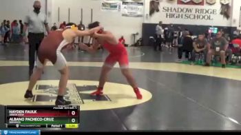 160 lbs Champ. Round 2 - Albano Pacheco-Cruz, Bonanza vs Hayden Faulk, Arbor View
