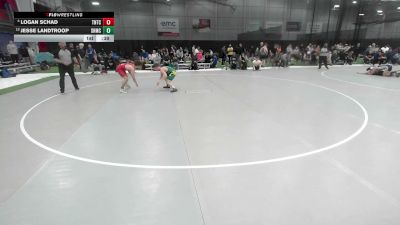 132 lbs Cons. Sub-rd Of 16 - Jesse Landtroop, Sweet Home Mat Club vs Logan Schad, Team Nazar Training Center