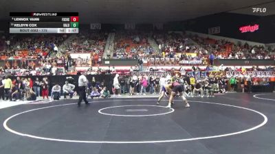 175 lbs Champ. Round 1 - Lennox Vann, Fort Scott Hs vs Keldyn Cox, Baldwin Hs