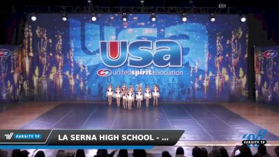 La Serna High School - Varsity Song [2022 Varsity - Song/Pom - Intermediate] 2022 USA Nationals: Spirit/College/Junior