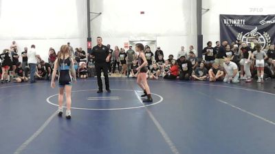 33 lbs Semifinal - Parker Hoover, Lady Warriors United - W vs Aubrey Martin, Carolina Gold