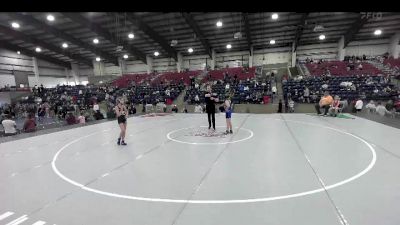 72-79 lbs 1st Place Match - Piper Eller, Sanderson Wrestling Academy vs Paitain King, Top Of Utah