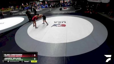 175 lbs Cons. Round 5 - Andrew Williams, Beat The Streets - Los Angeles vs Blake Christensen, Ukiah High School Wrestling