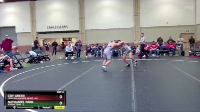 140 lbs Round 2 (6 Team) - Nathaniel Park, Xtreme Team vs Coy Greer, Carolina Hammer Squad