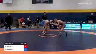 74 kg Consi Of 16 #1 - Hunter Mullin, Western Colorado Wrestling Club vs Sammy Cokeley, Indiana RTC