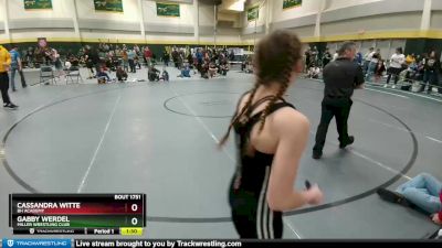 118 lbs Round 3 - Gabby Werdel, Miller Wrestling Club vs Cassandra Witte, BH Academy
