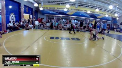 144 lbs Round 4 (8 Team) - Kyle Yasses, Altamonte WC vs Masen Otwell, OutKast WC