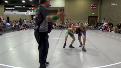 90 lbs Round 1 (8 Team) - Luke Piptio, Indiana Outlaws vs Everett Harper, Williamson County WC