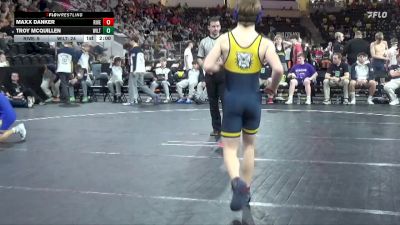 120 lbs Quarterfinal - Troy McQuillen, Wilton vs Maxx Danker, Riverside, Oakland