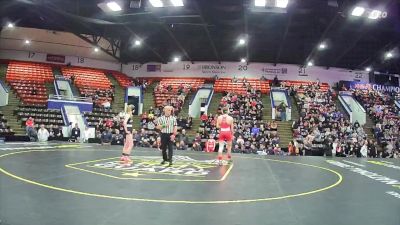 113 lbs Quarterfinals (8 Team) - Blake Wallace, Whitehall vs Elyssa Tanis, Hart