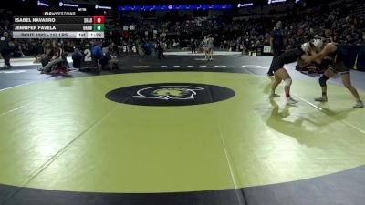 115 lbs Round Of 32 - Isabel Navarro, Shadow Hills (SS) vs Jennifer Favela, Brawley (SD)