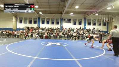 190 lbs Round Of 16 - Matheus Binda, Whittier vs James Fodera, Lynnfield/N.Reading