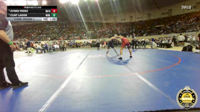 B3A-157 lbs Cons. Round 1 - Ayden Perez, Watonga vs Clint Ladon, Marlow