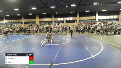 109 lbs Consi Of 32 #2 - Aurora Taute, Portola vs Alice Liu, Jedi Wr Ac