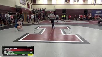 132 lbs Round 1 - Logan Pennock, Fort Madison vs Ben White, Clear Creek-Amana