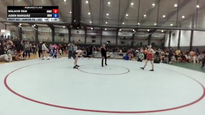 Junior FS - 120 lbs 2nd Place Match - Trey Smith, All-Phase Wrestling Club vs Hezekiah Worthington, Newberg High School Wrestling