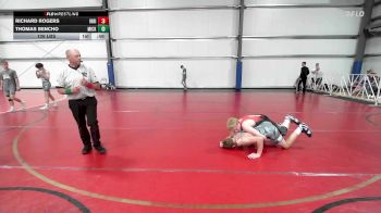 126 lbs Rr Rnd 3 - Richard Rogers, Indiana Outlaws Black vs Thomas Bencho, Micky's Maniacs White