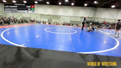 75 lbs Rr Rnd 5 - Axel Forsman, Texas Thunder vs Joseph Olszta, Shelton Wrestling Academy 9U