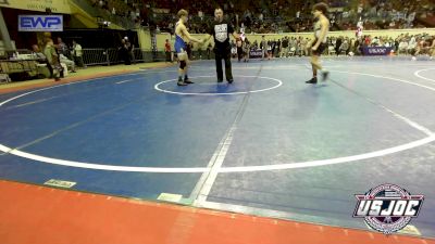 119 lbs Round Of 32 - Carson Dove, Plainview Youth Wrestling Club vs Landon Heskett, Newkirk Takedown Club