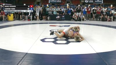 126 lbs Champ. Rd Of 128 - Hugo Hughes, Iowa vs Carter York, Missouri