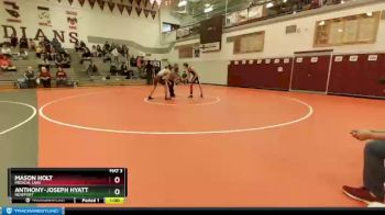 138 lbs Cons. Round 2 - Mason Holt, Medical Lake vs Anthony-Joseph Hyatt, Newport