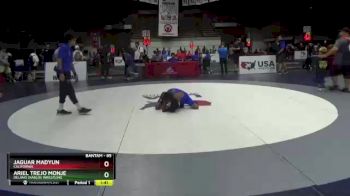 85 lbs Quarterfinal - Jaguar Madyun, California vs Ariel Trejo Monje, Delano Diablos Wrestling