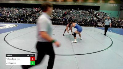 190 lbs Quarterfinal - Thomas Sandoval, Vacaville vs JC Puga, Gilroy