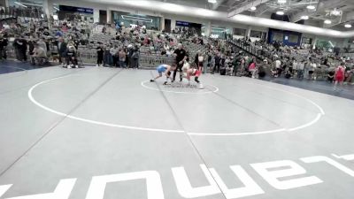 100 lbs Quarterfinal - Case Christensen, Wasatch Wrestling Club vs Isaac Perkins, Sanderson Wrestling Academy