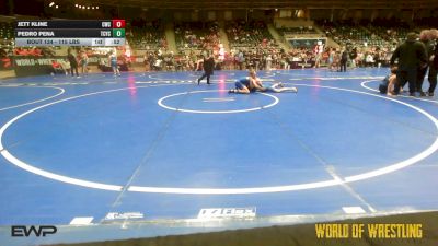 115 lbs Consi Of 8 #2 - Jett Kline, Cowboy Wrestling Club vs Pedro Pena, Tuscon Cyclones