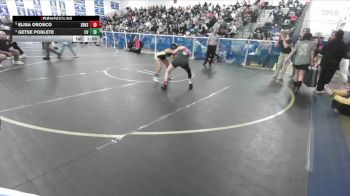 100 lbs Quarterfinal - Getse Poblete, Capistrano Valley vs Elisa Orosco, Sierra Vista