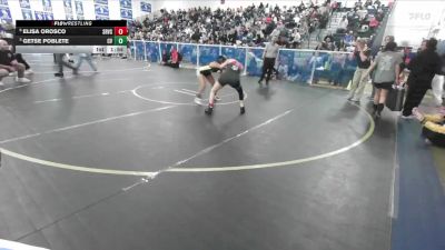 100 lbs Quarterfinal - Getse Poblete, Capistrano Valley vs Elisa Orosco, Sierra Vista