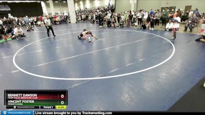 67 lbs 3rd Place Match - Vincent Foster, Pennsylvania vs Bennett Dawson, Team Tulsa Wrestling Club