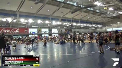 55 lbs Placement Matches (16 Team) - Roman Rodriguez, Alabama Elite White vs Oumar Deslauriers, Morris Fitness