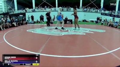 170 lbs Round 2 (4 Team) - Amani Reed, Indiana vs Belle Suchta, Minnesota