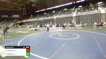 58 lbs Round Of 16 - Rocco Pacifico, Arvada West vs Remy Robbins, Southwest Wolverines