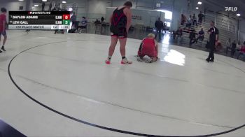 288 lbs 1st Place Match - Daylon Adams, Scottsbluff Wrestling Club vs Levi Gall, Clarkson Leigh