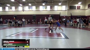 96-99 lbs 1st Place Match - Abigail Kennis, Bettendorf vs Alex Cherry, Cedar Rapids Washington