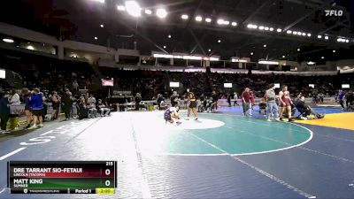 215 lbs Quarterfinal - Matt King, Sumner vs Dre Tarrant Sio-Fetaui, Lincoln (Tacoma)