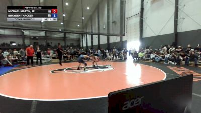 Junior Boys FS - 144 lbs Cons. Round 2 - Michael Martin, Jr, OR vs Brayden Thacker, WA