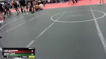 84 lbs Round 7 (10 Team) - Luke Bucheimer, Terps Xpress MS vs Brody Lewis, Whitted Trained Dynasty