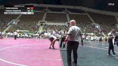 7A 285 lbs Cons. Round 2 - Wesley Sandefur, Fairhope vs Zaire Howard, Davidson HS