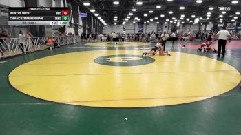 120 lbs Rr Rnd 1 - Bently West, Raider Wrestling Club vs Chance Zimmerman, TNWC White