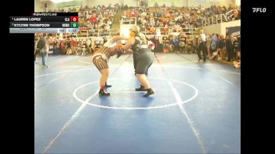 237 lbs Round 3 - Lauren Lopez, Claymont vs Kylynn Thompson, North Union Mat Cats