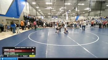 60 lbs Cons. Round 2 - Bryan Zorn, Fremont Wrestling Club vs Owen Davis, Riverton Wolf Pack Wrestling