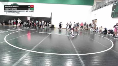 110 lbs Cons. Round 2 - Addisyn Gates, GI Grapplers vs Merlinda Kinere, Har-Ber